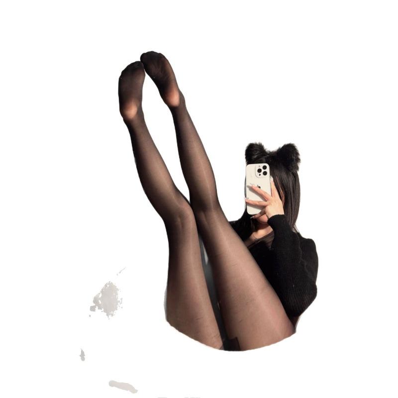 Sex Stockings Oily Horse Oil Stockings Open Crotch Free Sexy Black Silk Pantyhose Black Aurora Oil Bright Horse Oil