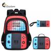 GameOver Three-Piece Backpack Set: Fashionable, Lightweight, Large Capacity for Elementary Students