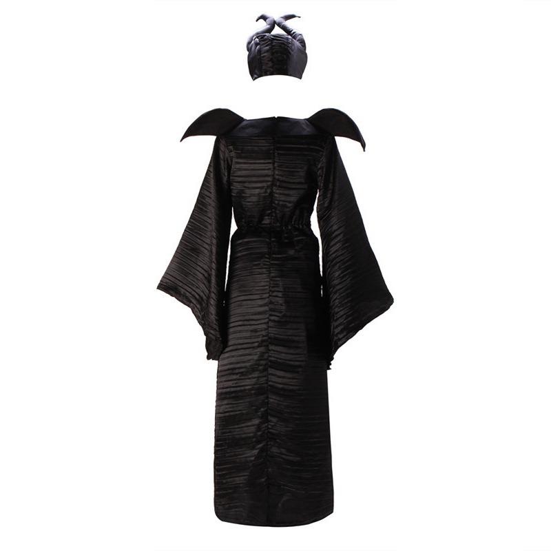 M-3XL Halloween Costume, Adult Demon Horn Witch Costume, Sleeping Spell Dark Wizard Costume