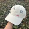 Korea Cute Bear Star Embroidery Baseball For Lady Women Girls Student Cotton Hat High Quality Big Head plain Gorras Sun Cap