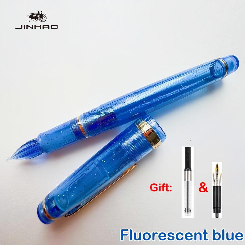 JINHAO 82 Glass Dip Pens One Stroke Two Styles with Fountain Pen Nib Ink Converters Calligraphy Pen Stationery School Supplies