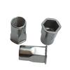 Gude 304 Stainless Steel Flat Head Half Hex Rivet Nut