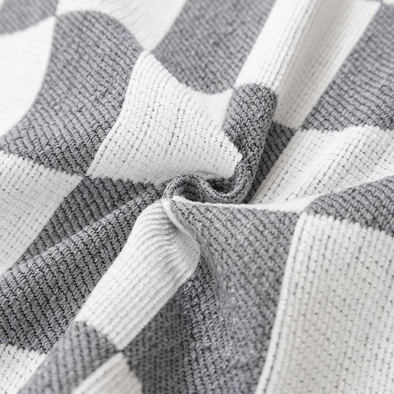 Ins Sofa Towel Cover Cloth Sofa Cover Ten Thousand Chess Plate Grid Full Cover Four Seasons Universal Sofa Carpet Cushion