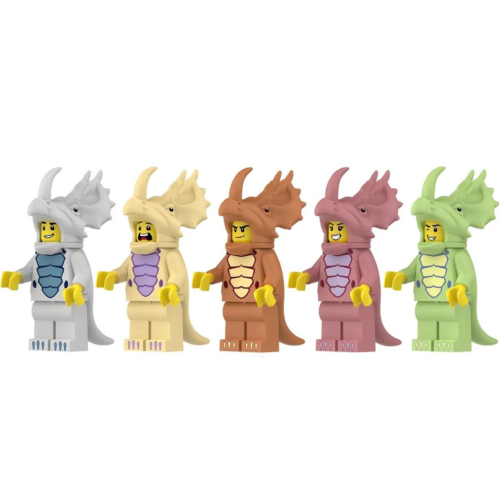 Dinosaurie Värld Monteringsleksak Byggklossar Minifigurer