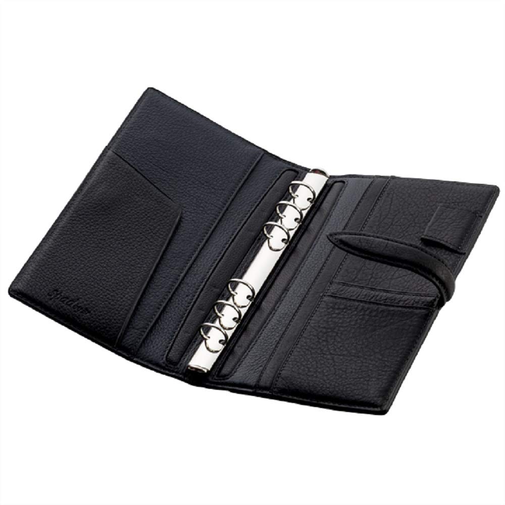 SPAD YAK Leather System Notebook Bible 16mm Belt Black X Navy