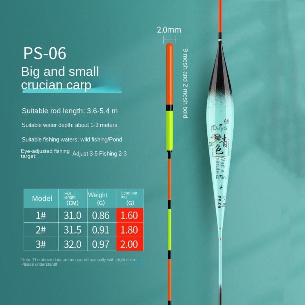 

Composite Nano Fishing Float Big Buoyancy Fishing Bobber Vertical Buoy Fresh Water 06