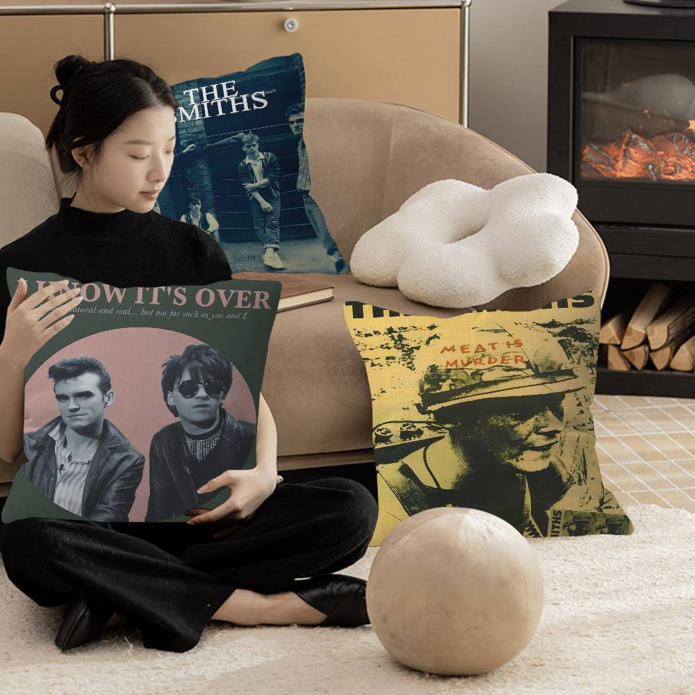 Classic Rock Band The Smiths Decorative Room Aesthetics Pillow Case Home Decor Bedroom Sofa Bed Couch Pillow Cover 45x45
