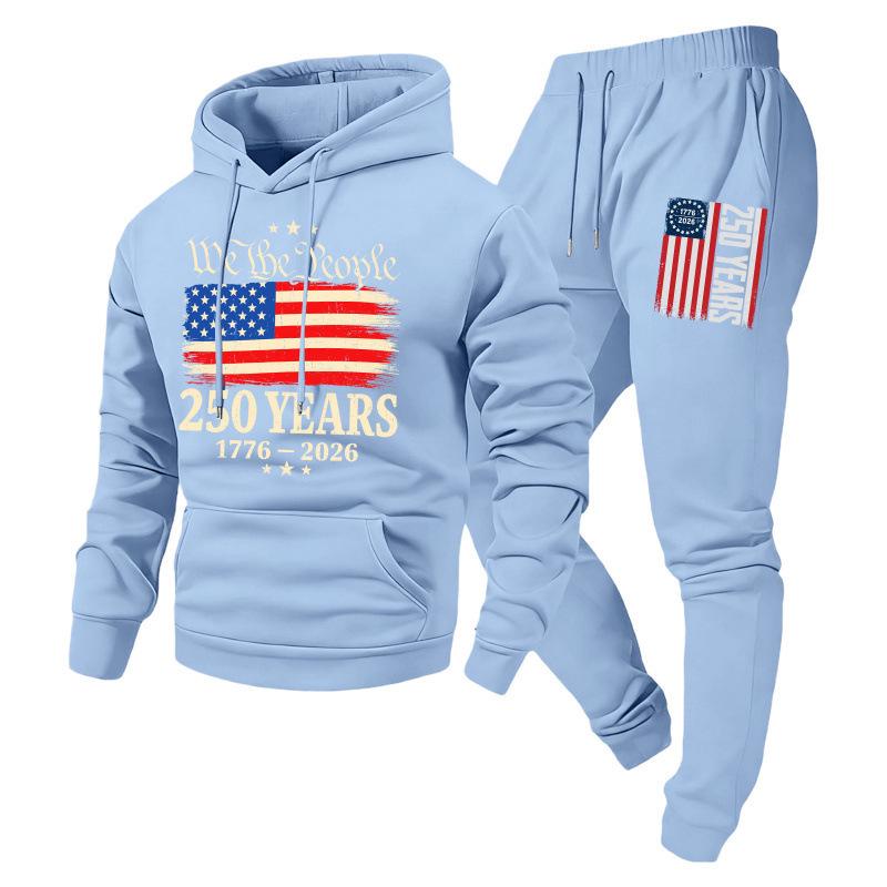 2025 Autumn Unisex Trendy Hooded Pullover Sweatshirt & Sportswear Set