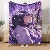 Naruto Character Customize Text Blanket Gift Customizable Blanket Soft Warm Cozy Perfect for Sofa Home Decor Couch Office Four Seasons Universal