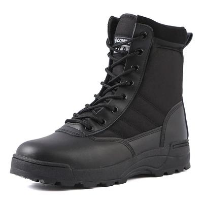 Mode Taktische Stiefel Herrenstiefel Spezialkräfte Wüstenkampfstiefel Outdoor Wanderschuhe Knöchelschuhe Herren Arbeitssicherheitsschuhe