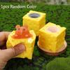 Morsom Pop-Up Sakte Tilbakegående Squishy Ost Mus Kopp Hånd Antistress Lindrer Ekorrkopp Leker for Barn Voksne