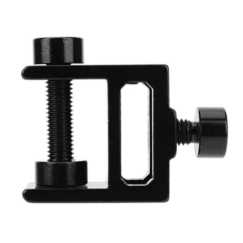 A25F-Light Stand Table Clamp Adjustable Fixing Clip Outdoor Camping Lamp Camera Holder Bracket Jaw Bench Vice Protector