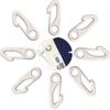 Flagpole Clip Hook, 4 Pcs Nylon Flagpole Attachment for Flags, UV Resistant Easy Install