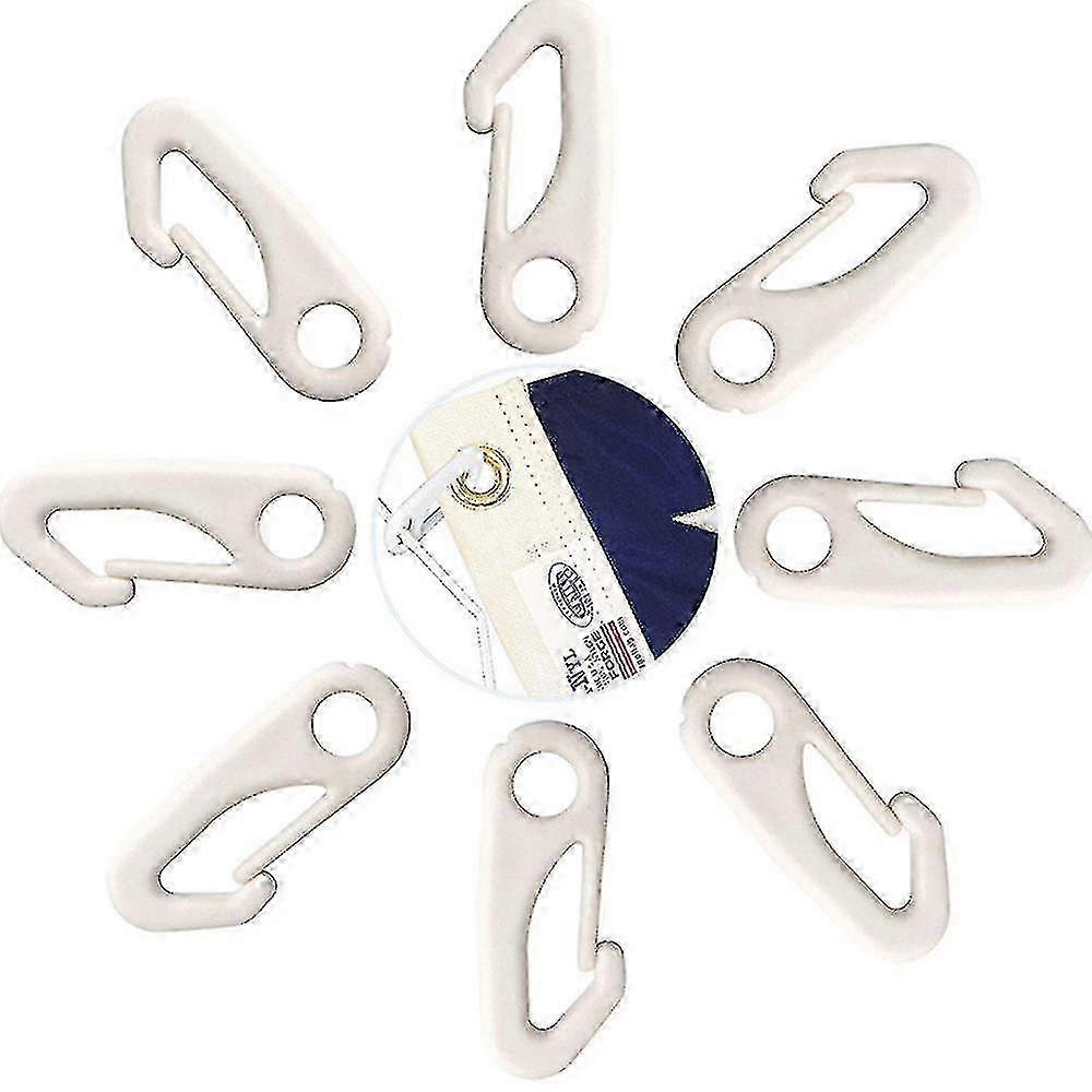 Flagpole Clip Hook, 4 Pcs Nylon Flagpole Attachment for Flags, UV Resistant Easy Install