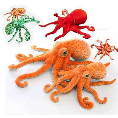 Simulation Marine Life Octopus Tucked Stuffed Toys Animal Dolls Funny Octopus Realistic Squid High Quality Gifts for Friends