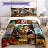 Warner Bros. Works (19) Customize Your Name Bedding Set Breathable Duvet Cover with Pillowcases Home Decoration Birthday Gift