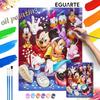 Mickey Minnie Movie Theater Paint By Number Kit Number Drawing Canvas DIY Picture Home Decor Art Wall Painting Crafts Gift
