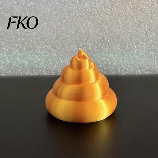Funny Poop Gift Magnetic Golden Ornament, 3D Printed Table Decoration, Decor Prank Figurine, Gag for Friends Party Decoration
