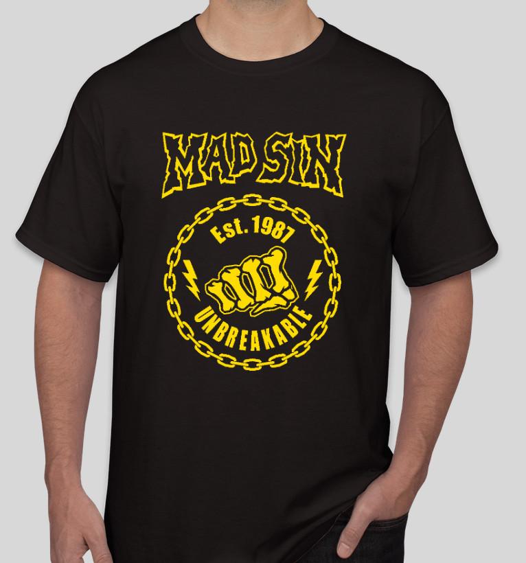 Mad Sin Punk rock hardcore thrash band T shirt S