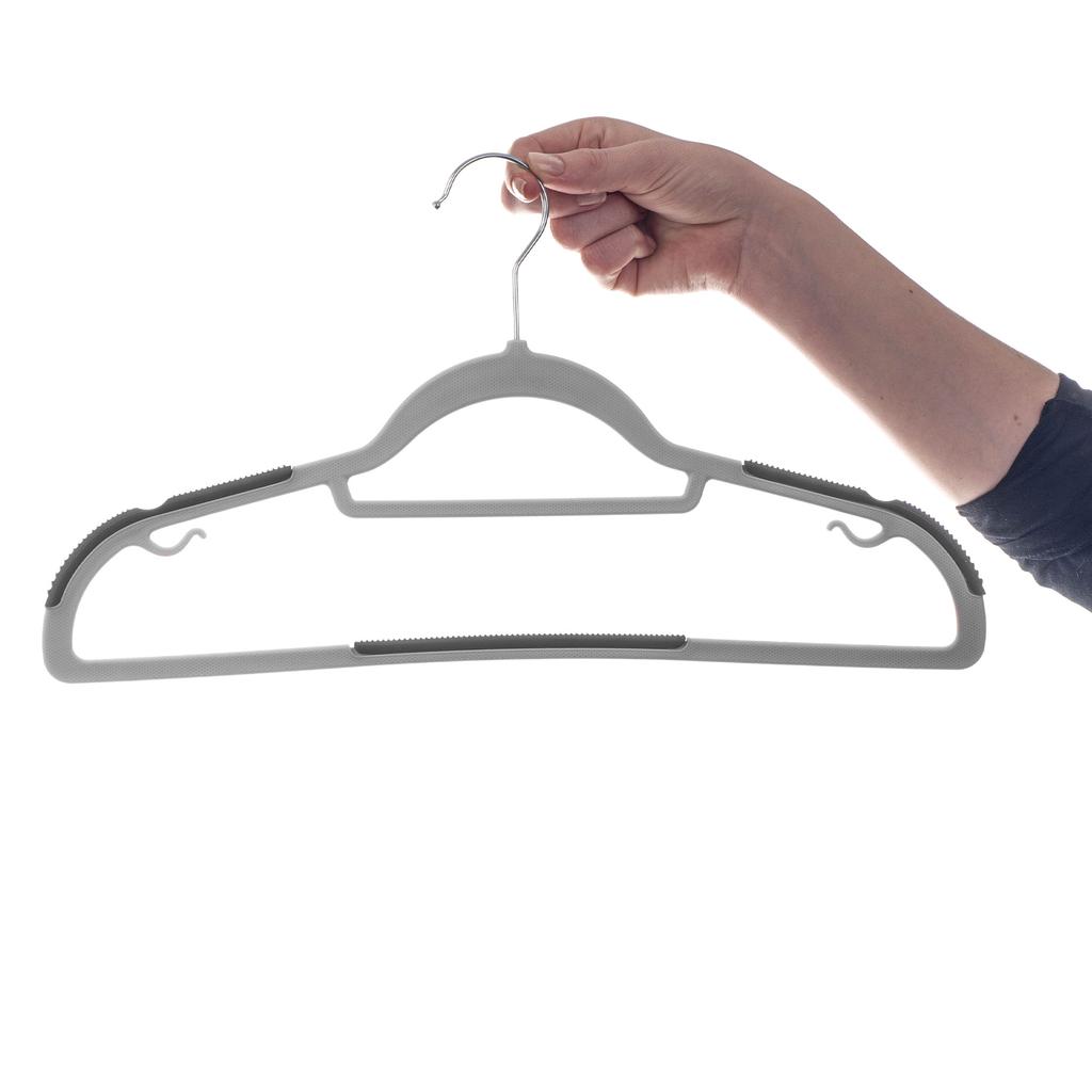 KADAX Hanger With Non-Slip Surface For Clothes Grey