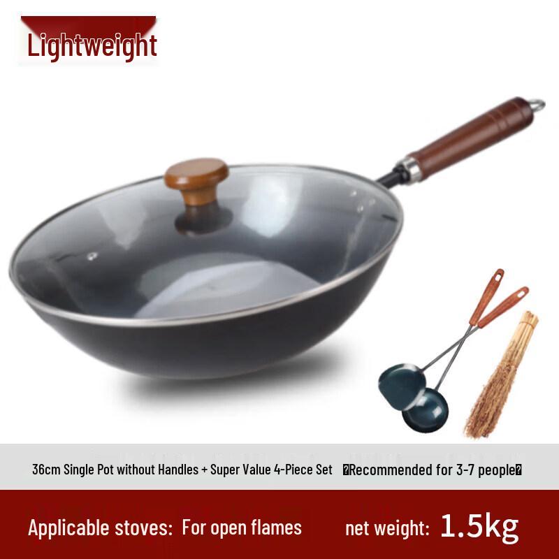 Biaoxing Lightweight Hand-Forged Iron Wok