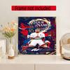 Mbappe Personalized Name Diamond Paintings Mosaic Wall Round Diamond Art Painting Kits Embroidery Crystal Accessories Frameless