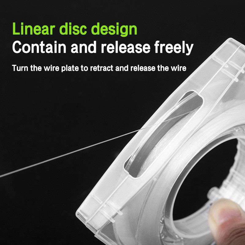 Pure Carbon Fishing Line 50M 0.4Mm-1.5Mm Sinking Line Carbon Fiber Leader Fishing Line Invisible Power Fishing Accessories
