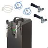 Système de distribution de bière - ICH-ZAPFE.DE - STREAM 50K - Refroidisseur 2 voies 55 L/h - Pompe à air (sans CO2) - Valise mobile
