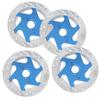 4PCS Universal Aluminum Alloy RC Car Brake Disc Metal Hex Adapter for 1 10 Remote Control CarDark Blue