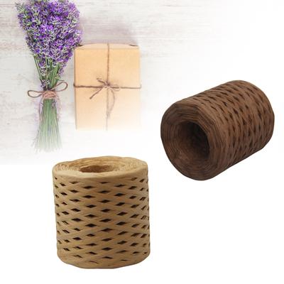 Sanat Eserleri El Sanatları Sergisi Resim Paketleme için 2,18 Metre Jüt İpi Paket Buket Süslemeleri için Jüt Sarma Kordonu