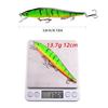 Artificial Minnow Fishing Lures Wobblers Fishing Accessories 12cm 13.7g Crankbait Swimbait Hard Crankbaits with Hook