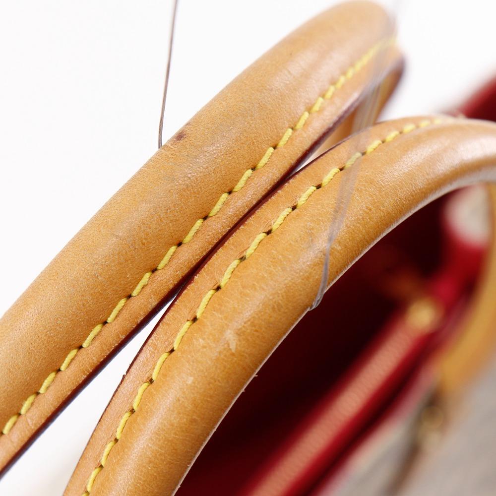 LOUIS VUITTON Calvi Tote Bag N41449 White Damier Azur Canvas Women Used