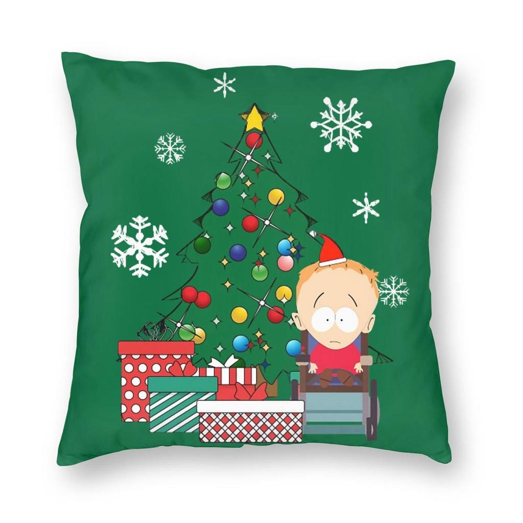 South-Park Merry Christmas You Guys Pillowcase Soft Fabric Cushion Cover Decorative Throw Pillow Case Cover Home Square 40X40cm