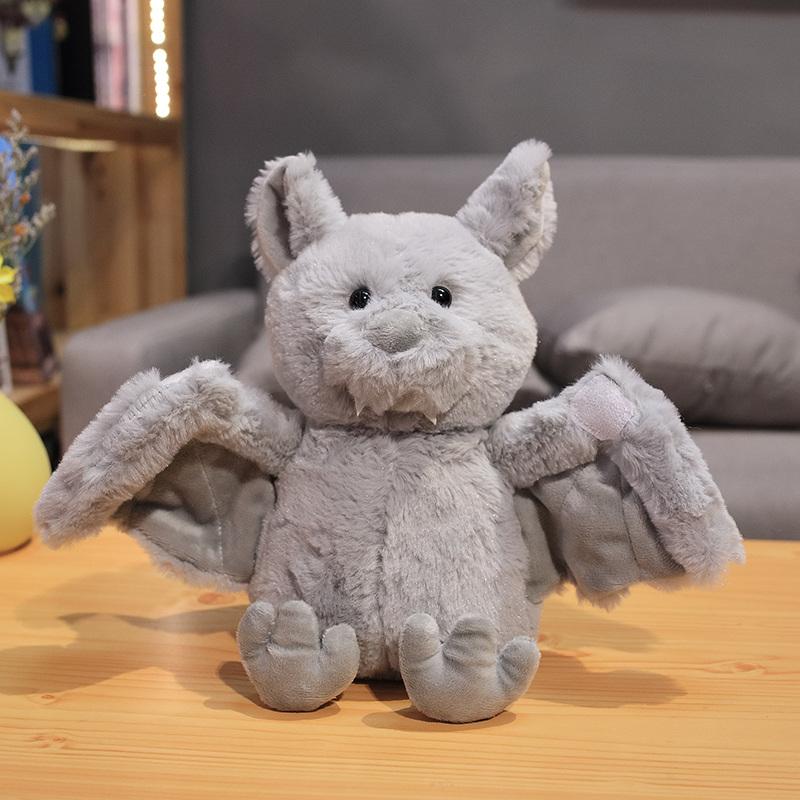 24CM Cartoon Bat Plush Toy Dark Elf Cute Sleep Storytelling Stuffed Doll Gift for Children