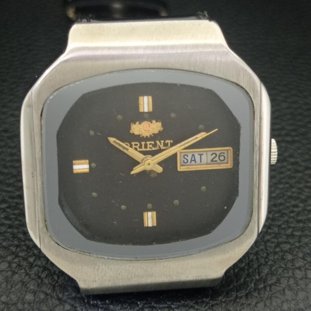 ORIENT AUTOMATIC 46941 JAPAN MENS VINTAGE ORIGINAL DIAL WATCH a703454-1