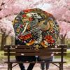 1PC Skeleton Floral Umbrella-8-Rib Reinforced Portable Folding Travel Suitable for All Seasons Outdoor Daily Use Is an Ideal Choice  -K0423