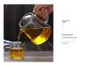 High Borosilicate Glass Teapot with Tea Filter for Office and Home Usage