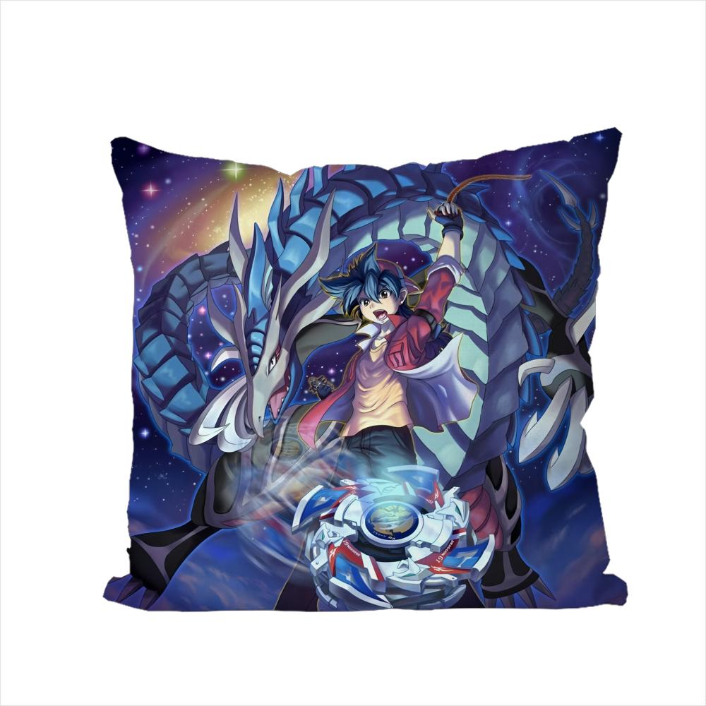 BAKUTEN SHOOT BEYBLADE Pillow Case For Car Sofa Decorative Home Doublesided Print Plush Square Throw Pillow Cushion Cover 30x30cm