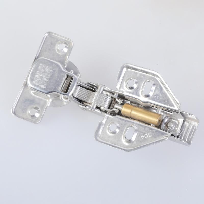 2Pieces Cabinet Hinges Repair Set Featuring 1 Plates and 12 Screws Sturdy Stainless Steel for Home Projects Supplies