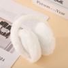 Winter Warm Foldable Earmuffs Soft Plush Fluffy Earflaps Fashion Ear Warmer  For Women Men Outdoor