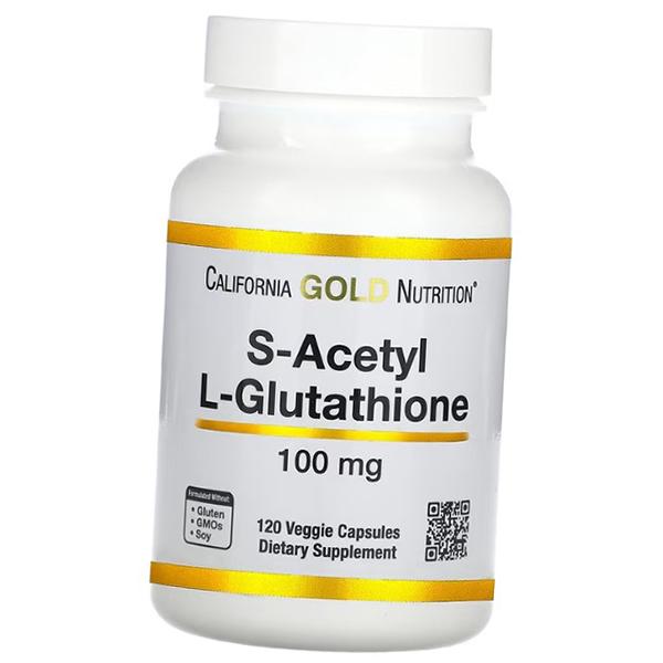 S-Acetyl-L-Glutathione, S-Acetyl L-Glutathione 100, California Gold Nutrition (70427009)