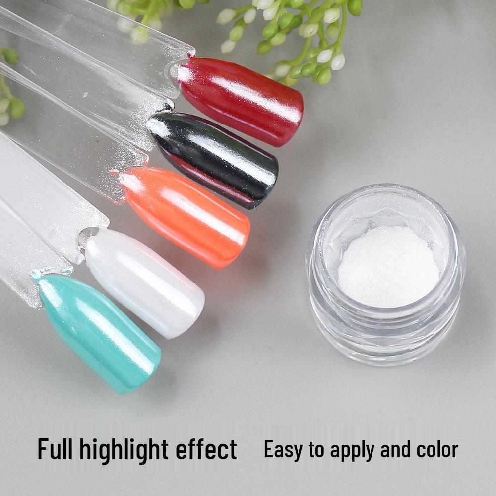 High-Gloss Aurora Magic Mirror Nail Art Powder 0.2g Crystal Powder (Includes Sponge Stick)