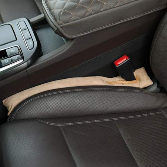 KMMOTORS Suede Gap Cushion of (Set 2) (Beige)