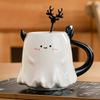 Halloween Kleiner Teufel Kinder Keramik Wasserbecher 500ml Student Cartoon Tasse Niedliche Frühstücksmilch Kaffee Tasse Paar Geburtstagsgeschenk Neu