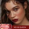 O.TW O.O Makeup Lipstick 3 In 1 Blush Eyeshadow Palette Waterproof Matte Cheek Lips Eyes Fashion Lip Cosmetics, 1 Piece