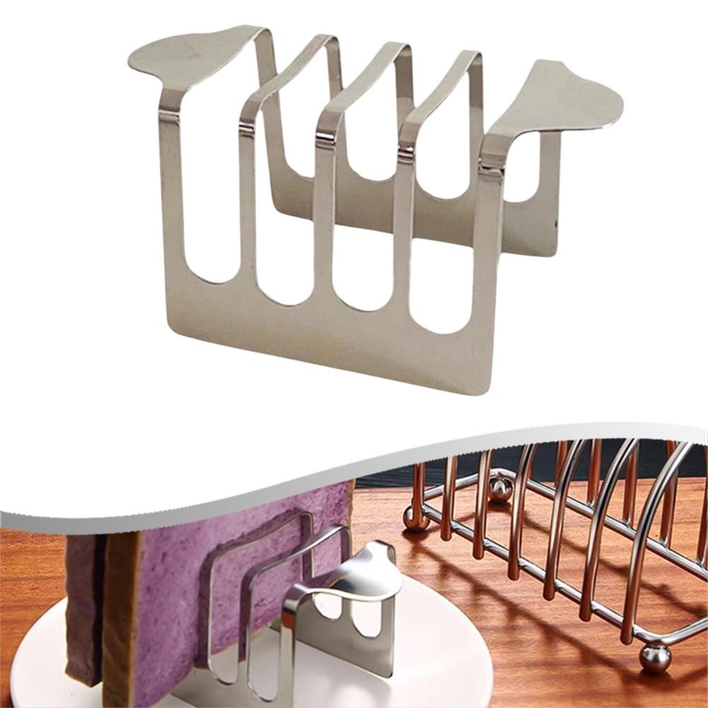 

Stainless Steel Kitchen Accessory Functional Toast and Burger Holder