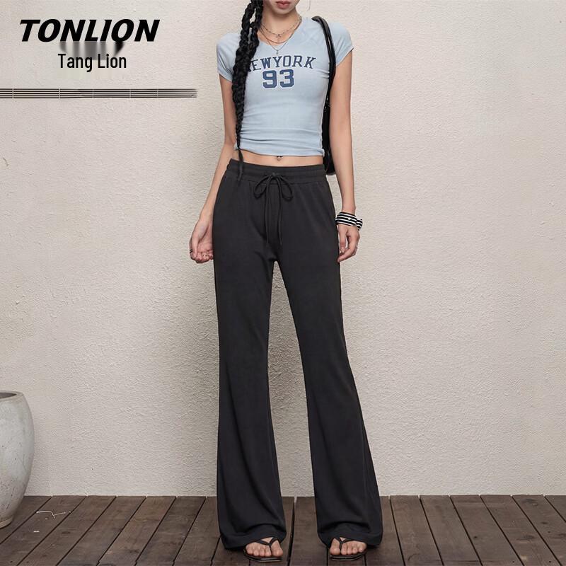 TonLion Women s Ice Silk Sunscreen Flared Yoga Pants XL