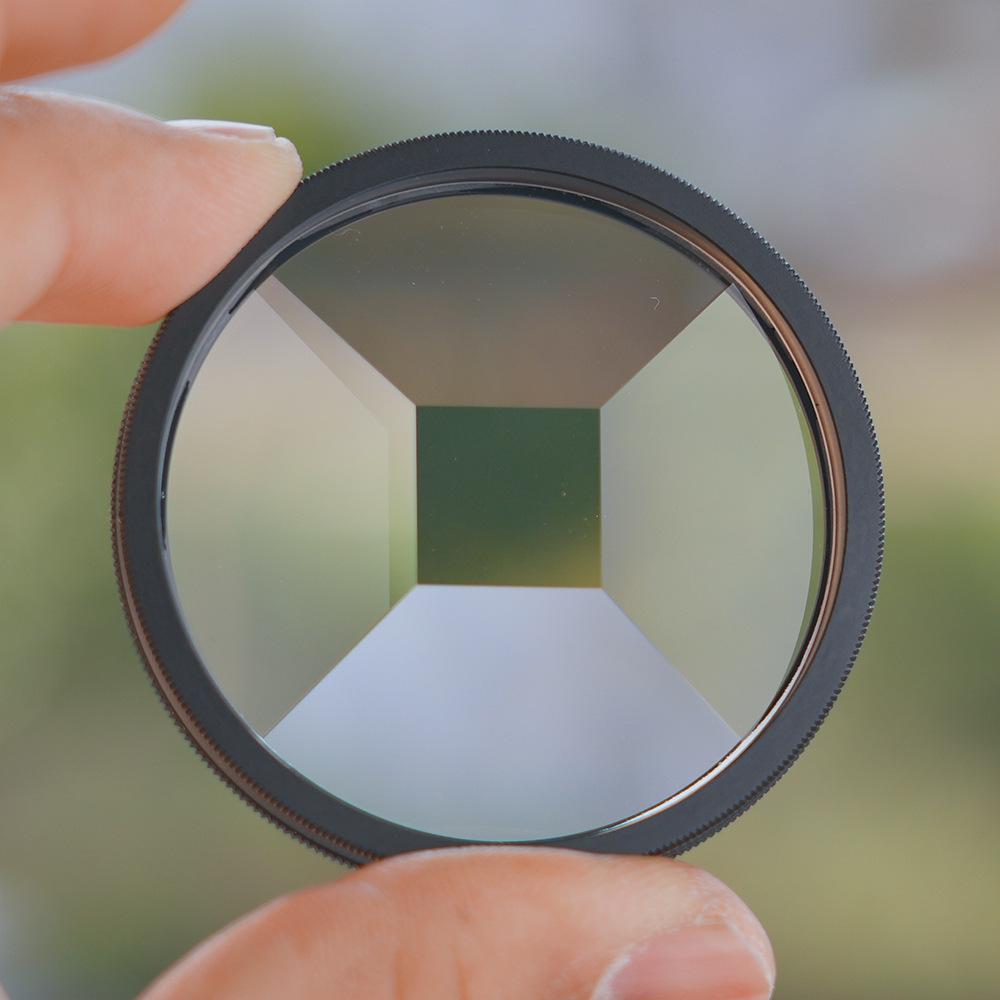 49mm Kaleidoskop Mehrbild-Fotografie-Filter für 50/55 1.8 Small Piggy Lens Polaroid I-2.