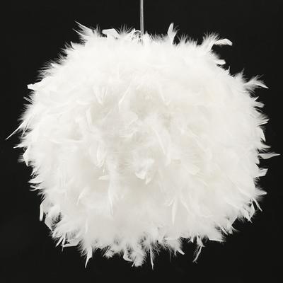 New Elegant, Dreamlike and Fluffy Feather Pendant Light - Enchanting Feather Shade Lamp for a Romantic and Magical Atmosphere -