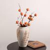 Retro Chinese Wabi-Sabi Ceramic Vase: High-End Decorative Pottery for Elegant Flower Arrangements In Living Rooms